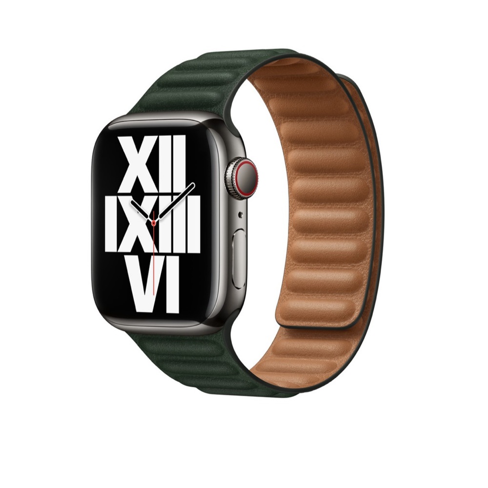 New in box! Apple 🍎 Watch 45mm Sequoia Green Leather Band - M/L